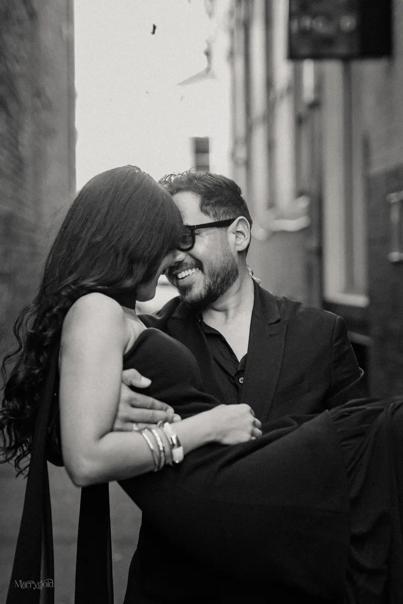 Pre-wedding shoot Perth, couple embrace